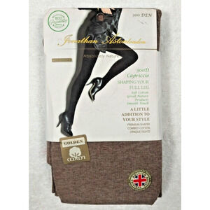 Jonathan Aston London 300 Denier Premium Natural Cotton Matte Opaque Tights